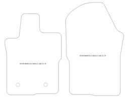 Alfombrillas para Volkswagen Amarok II Single Cab 2023- MTM One