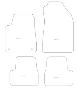 Alfombrillas para Citroen C3 IV Gasolina / Diesel 2024- MTM One