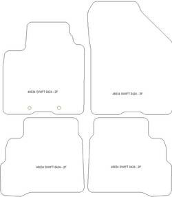 Alfombrillas para Suzuki Swift 04.2024- MTM One