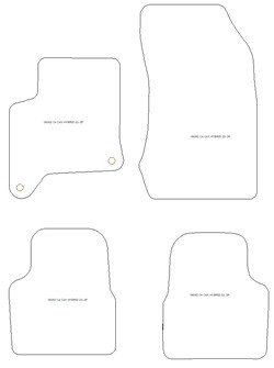 Alfombrillas para Citroen C4 X Hybrid 2024- MTM One