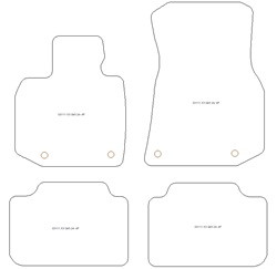 Alfombrillas para BMW X3 (G45) 11.2024- MTM One