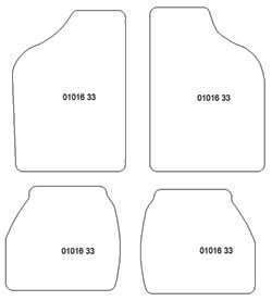 Alfombrillas para Alfa Romeo 33 1984-1995 MTM Plus