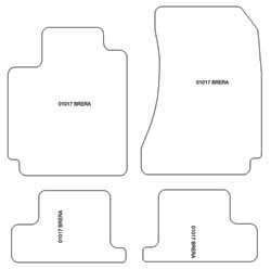 Alfombrillas para Alfa Romeo Brera 2005-2010 MTM Plus