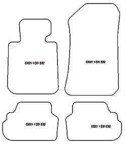 Alfombrillas para BMW Serie 1 (E88) Cabrio 09.2004-2011 MTM Plus