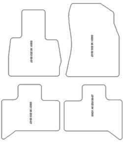 Alfombrillas para BMW X5 (E53) 2000-03.2007 MTM Plus