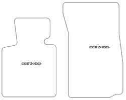 Alfombrillas para BMW Z4 (E85) 2002-2009 MTM Plus