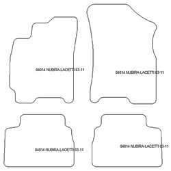 Alfombrillas para Chevrolet Lacetti 2003-2011 MTM Plus