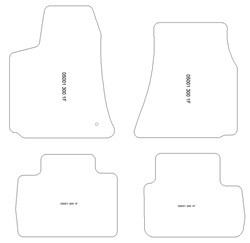 Alfombrillas para Chrysler 300 2004-2010 MTM Plus
