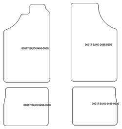 Alfombrillas para Citroen Saxo 1996-09.2000 MTM Plus