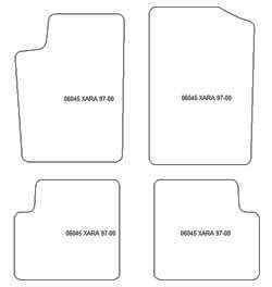 Alfombrillas para Citroen Xsara 1997-2000 MTM Plus