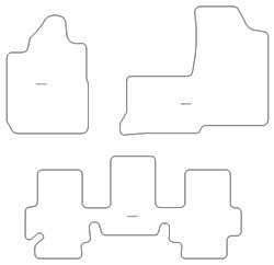 Alfombrillas para Fiat Multipla 1998-2010 MTM Plus