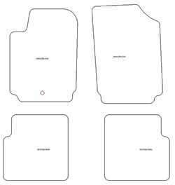 Alfombrillas para Fiat Stilo 2001-2007 MTM Plus