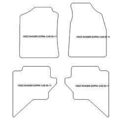 Alfombrillas para Ford Ranger Double Cab 03.2005-2011 MTM Plus