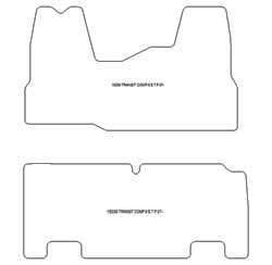Alfombrillas para Ford Transit 6/7 asientos 2007-2013 MTM Plus