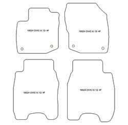 Alfombrillas para Honda Civic IX 03.2012-03.2017 MTM Plus