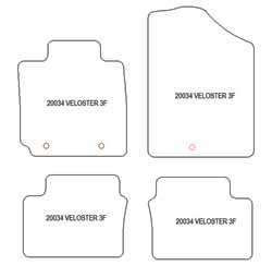 Alfombrillas para Hyundai Veloster 2011- MTM Plus