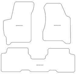 Alfombrillas para Kia Carens II 07.2002-10.2006 MTM Plus