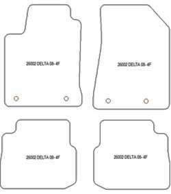 Alfombrillas para Lancia Delta III 2008-2014 MTM Plus
