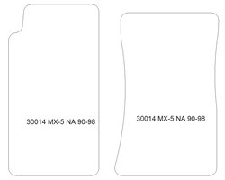 Alfombrillas para Mazda MX-5 (NA) 1990-1998 MTM Plus