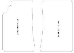 Alfombrillas para Mazda MX-5 (NB) 1999-10.2005 MTM Plus