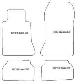 Tappetini per Mercedes Classe E (W124) Cabrio 1993-1997 MTM Plus