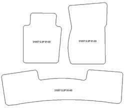 Alfombrillas para Mercedes Clase G 2 puertas 1979-2008 MTM Plus