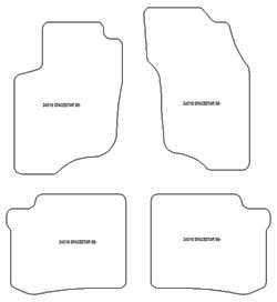 Alfombrillas para Mitsubishi Space Star 1998-2005 MTM Plus