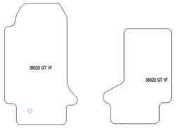 Alfombrillas para Opel GT 2007-2009 MTM Plus