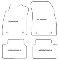 Alfombrillas para Opel Insignia A Sports Tourer 2008-06.2017 MTM Plus