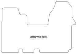 Alfombrillas para Opel Vivaro van 2001-2014 MTM Plus