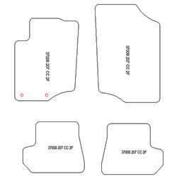 Tappetini per Peugeot 207 CC 2007-2012 MTM Plus