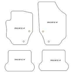 Alfombrillas para Peugeot 307 CC 2003-2009 MTM Plus