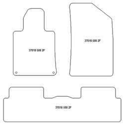 Alfombrillas para Peugeot 508 I station wagon 2010-06.2019 MTM Plus
