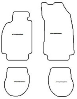 Alfombrillas para Porsche 911 Coupe 1989-1992 MTM Plus