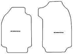 Alfombrillas para Porsche Carrera Coupe 1985-1989 MTM Plus