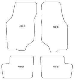 Alfombrillas para Rover 25 1995-2005 MTM Plus