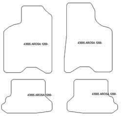 Alfombrillas para Seat Arosa 1997-2004 MTM Plus