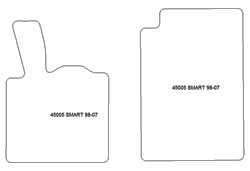 Alfombrillas para Smart Fortwo I 1998-2007 MTM Plus
