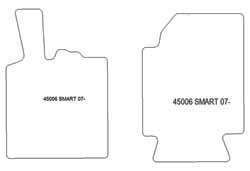 Alfombrillas para Smart Fortwo II 2007-2014 MTM Plus