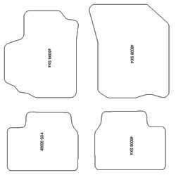 Alfombrillas para Suzuki SX4 2006-08.2013 MTM Plus