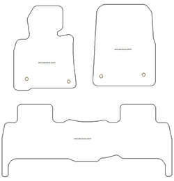 Alfombrillas para Toyota Land Cruiser (J200) 2007- MTM Plus