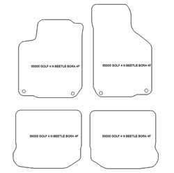 Alfombrillas para Volkswagen Bora 1998-2005 MTM Plus