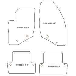 Alfombrillas para Volvo S60 I 11.2000-2010 MTM Plus