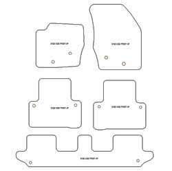Alfombrillas para Volvo XC90 I 7 asientos 2002-2015 MTM Plus