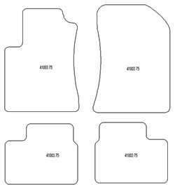 Alfombrillas para Rover 75 1998-2005 MTM Plus