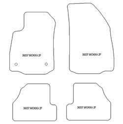 Alfombrillas para Opel Mokka I 2012-2020 MTM Plus