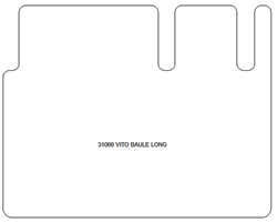 Alfombrillas para Mercedes Vito autobus 08.2003-2014 MTM Plus
