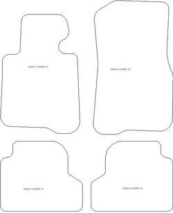 Alfombrillas para BMW Serie 4 (F36) Gran Coupe 2014-10.2021 MTM Plus