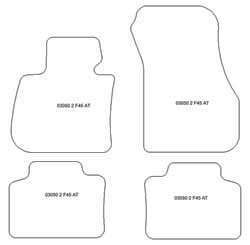 Alfombrillas para BMW Serie 2 (F45) Active Tourer (tambien Plug-in Hybrid) 2015-02.2022 MTM Plus