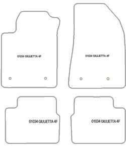 Alfombrillas para Alfa Romeo Giulietta 2014-2021 MTM Plus